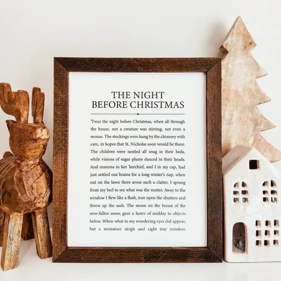 ($35) The Night Before Christmas Sign - Picture 4 of 4